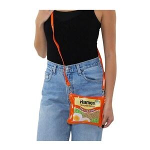 Comeco Sleepyville Critters Instant Ramen Noodle Soup Crossbody Bag Vinyl